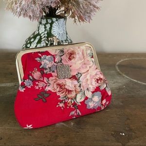 Anna Sui Floral Print Coin Purse